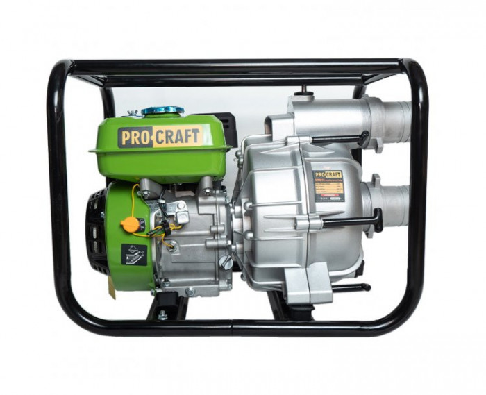 Motopompa benzina ProCraft WPD45, 196 cm3, 4T, uz caznic industrial