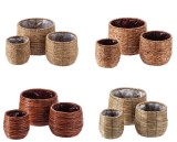 Set 12 ghivece flori 18 x 19, 24,5 x 22, 31 x 25 cm