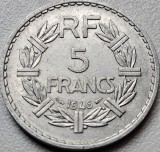 5 francs 1946 Franta, km#888b, Al, 31 mm