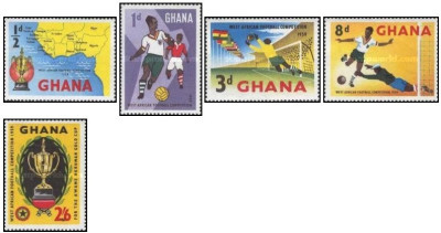 Ghana 1959 - Campionat de fotbal, serie neuzata foto