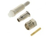 Adaptor FME Straight Jack Hexagonal Nickel Plated RG174A/U, TE Connectivity