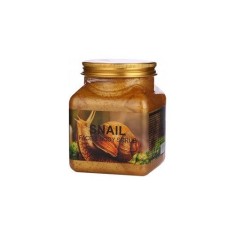 Scrub Natural pentru Fata si Corp, cu Extract de Melc, Wokali, Snail, 350 ml foto