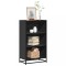 Dulap cu cărți negru 60x35x107,5 cm lemn prelucrat