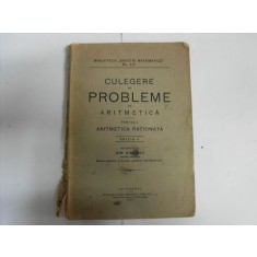 Culegere De Probleme De Aritmetica Rationala - Ion Ionescu , 20512