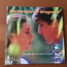 declaratie de dragoste dvd disc video film regia nicolae corjos jurnalul NM