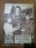 Revista Sport nr. 5 / 1979 - Coperta si articol Nadia Comaneci / CSP