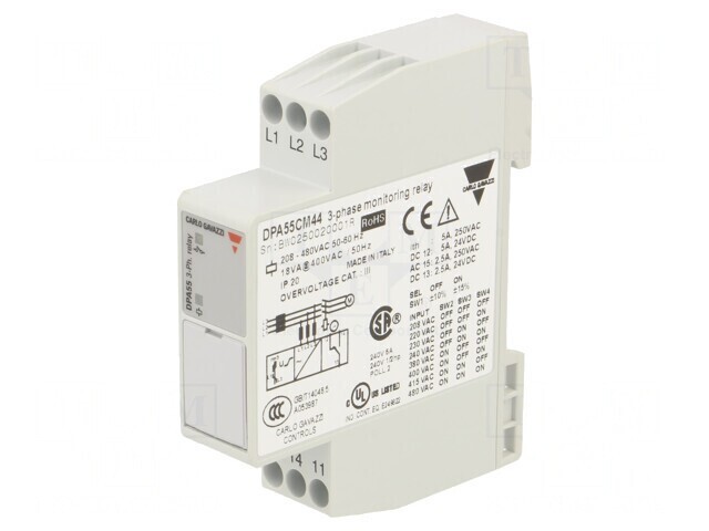 Releu Monitorizare Tensiune DIN SPDT DPA55CM44