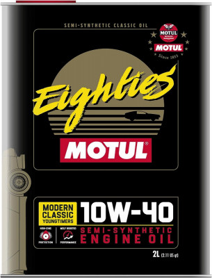Ulei Motor Motul Classic Eighties 10W-40 Modern Classic Semi-Synthetic 2L 110619 foto
