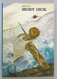 MOBY DICK di MELVILLE , TEXT ADAPTAT IN LIMBA ITALIANA , illustrazioni B. BODINI , 1971