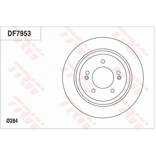 Set discuri frana spate TRW Hyundai Grandeur (Hg) 01.2011- I30 11.2016- Ioniq (Ae) 2016- Kona (Os) 2017-; Kia Ceed (Cd) 2018- Optima (Jf) 2015- Optim