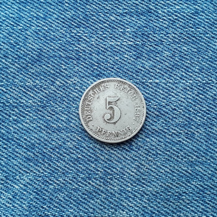 5 Pfennig 1897 Germania Deutsches Reich