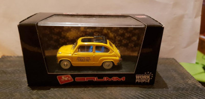 Macheta Fiat 600 - 1956 Borsa di Verona 1996 - BRUMM scara 1:43 foto