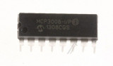 CI 10BIT ADC, 2,7V, 8CH, SPI, 16DIP MCP3008-I/P MICROCHIP