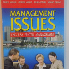 MANAGEMENT ISSUES, ENGLEZA PENTRU MANAGEMENT, 2005