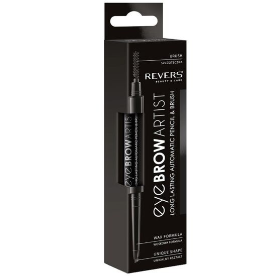 Contur sprancene automat, tip marker, cu pensula speciala, Eye Brow Artist, Revers, negru