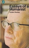 Julian Huxley Essays of a Humanist carte stiinta filozofie engleza brosata stare buna
