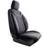 Set Huse Scaune Auto Panda Paris, negru gri, 11 piese Automobile ProTravel
