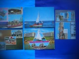 HOPCT LOT NR 765 LITORAL ROMANIA-IP -CT-5 CARTI POSTALE-RSR-CIRCULATE, Circulata, Printata, Constanta