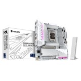 Placa de Baza Gigabyte B860M AORUS ELITE WIFI6E ICE, Socket 1851, DDR5, Micro-ATX, 3x M.2