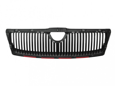 Grila Radiator Am Skoda Octavia 2 2004-2008 1Z0853668B41 - Negru foto