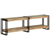 vidaXL Comodă TV, 140x30x40 cm, lemn masiv reciclat
