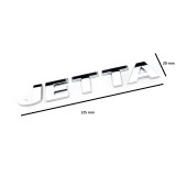 Emblema JETTA Nichel Plastic, Auto Caroserie, Prindere Banda Dublu Adeziva