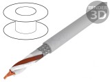 Cablu ecranat BiT LiHCH 2x0,75mm2 cu tresă de cupru cositorit