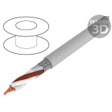 Cablu ecranat BiT LiHCH 2x0,75mm2 cu tresă de cupru cositorit
