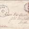 AMS @ - PLIC SUA 1861 stampila GORHAM, FRANCATURĂ SIMPLĂ, francat cu 3 Cents MICHEL 18 - 1861/1869
