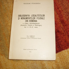Nicolae Stoicescu - Bibliografia localităților și monumentelor ..., I. vol. 2