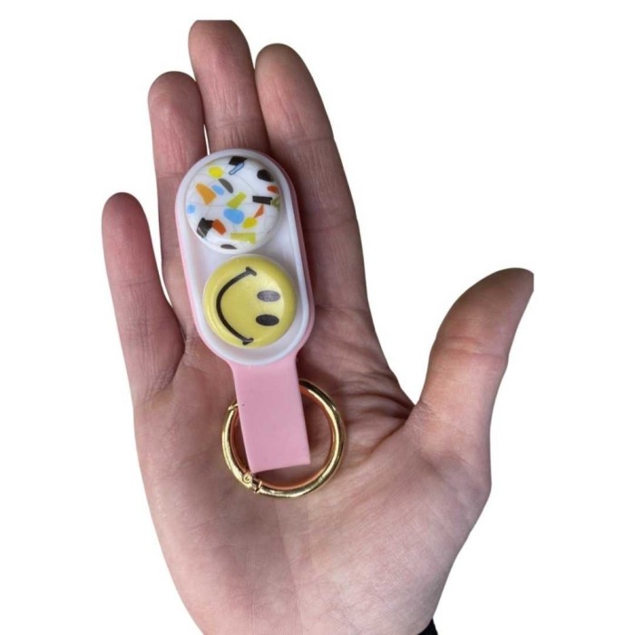 Jucarie interactiva Antistres Pop Puck breloc