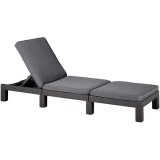 Cumpara ieftin Sezlong elegant cu spatar ajustabil Daytona Grafit/ Gri- rece