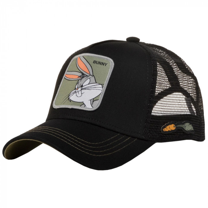 Capace de baseball Capslab Bunny Looney Tunes Trucker Cap CL-LOO-1-BUN1 negru