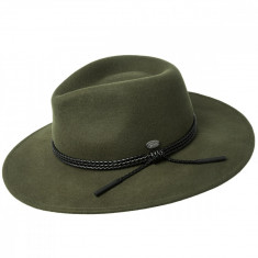 Palarie Bailey of Hollywood Piston Fedora Verde (S,M,L) - 19044236