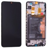 DISPLAY LCD CU TOUCHSCREEN HUAWEI P SMART 2019, CU ACUMULATOR NEGRU, SERVICE PACK