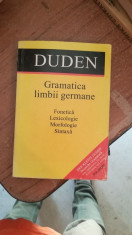 DUDEN Gramatica limbii germane foto