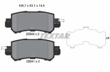 TEXTAR 2554001 set placute frana,frana disc