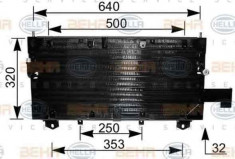 Radiator Clima Aer Conditionat LAND ROVER DISCOVERY I (LJ, LG) HELLA 8FC 351 036-461 foto