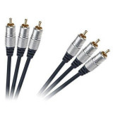 Cablu 3x RCA - 3x RCA 1.5m GOLD Profesional, Generic