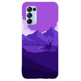 Husa compatibila cu Oppo A12 5G model Purple Nature, Silicon, TPU, Viceversa, Transparent, Carcasa