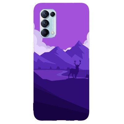 Husa compatibila cu Oppo Find X3 Lite model Purple Nature, Silicon, TPU, Viceversa foto