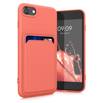 Husa Kwmobile pentru Apple iPhone 8/iPhone 7/iPhone SE 2, Silicon, Roz, 55117.76 foto