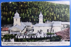 Manastirea Agapia (Jud Neamt) - 1912 - printata color, circulata