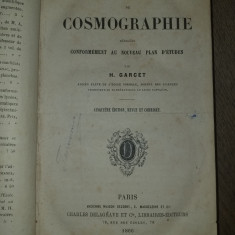 Lecons nouvelles de cosmographie ,1866 - H.Garcet