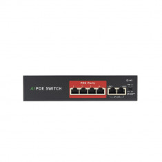 Aproape nou: Switch POE PNI SWPOE42 cu 4 porturi POE si 2 porturi 100Mbps