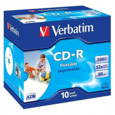 Mediu optic Verbatim BLANK CD-R Datalife Plus 52X 700MB 10 bucati foto