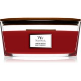 Woodwick Crimson Berries lum&acirc;nare parfumată cu fitil din lemn (hearthwick) 453,6 g