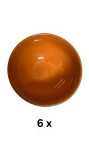 Set 6 boluri, 300 ml, Portocaliu