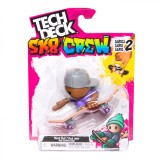 TECH DECH SK8 CREW PACHET PLACA SI FIGURINA 9.6CM SAPCA GRI, Spin Master