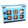 Set 6 Puzzle-uri, din Lemn, Kongming Lock, 4.5 x 4.5 cm, pentru varste de 6 ani si peste, Oem